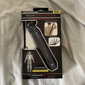 Rechargeable Back Hair Shaver - Black